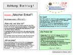 Infoblatt: Kurztipps zum Enkeltrick